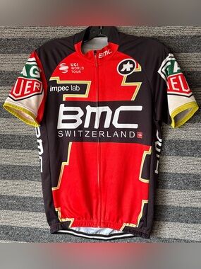 2017 Assos BMC Switzerland UCI World Tour Pro Cycling Team Jersey Medium
